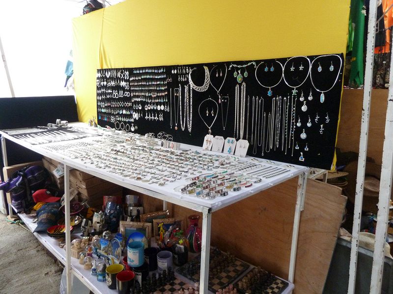 One of the zillions of silver jewelry stalls